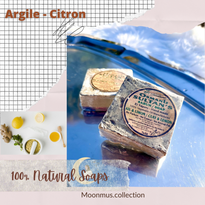 Savon naturel Argile Citron