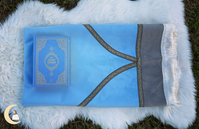 Tapis Ottoman bleu clair
